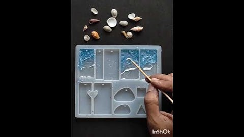 diy beach theme resin keychain