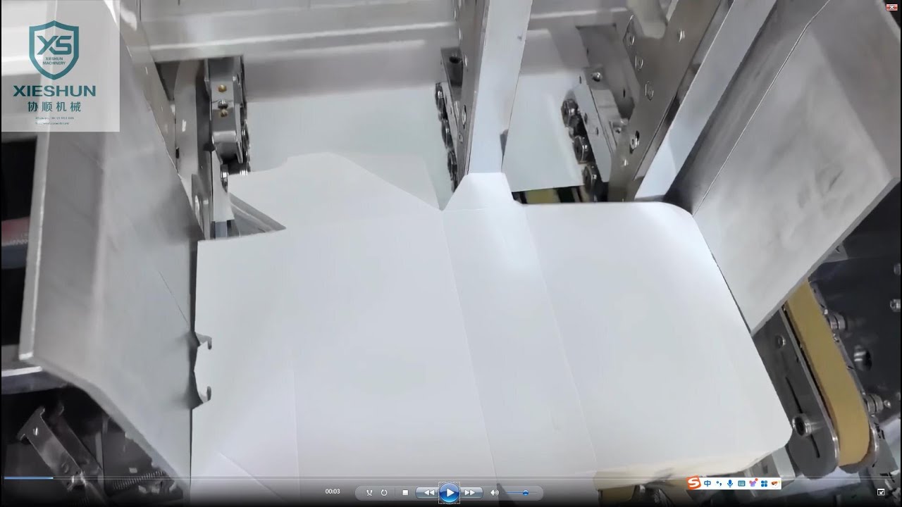 4&6 corner box XIESHUN folder gluer machine XS-850