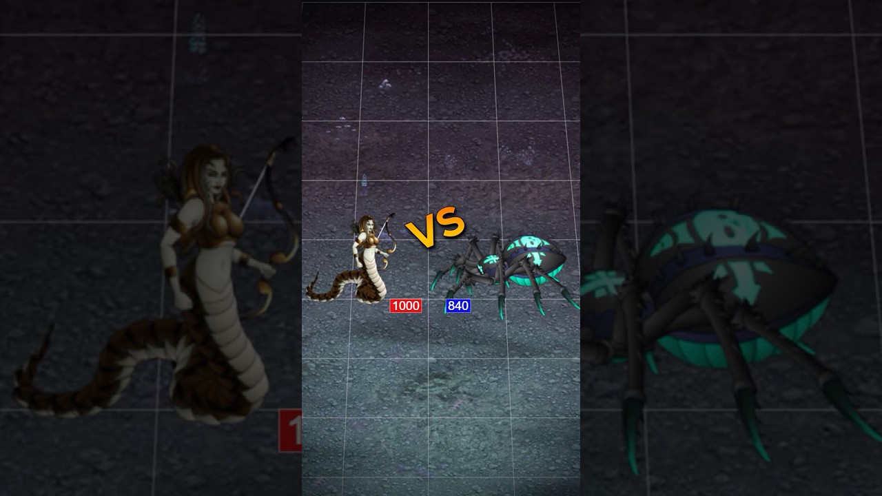 Медузы Королевы VS Гигантские пауки!