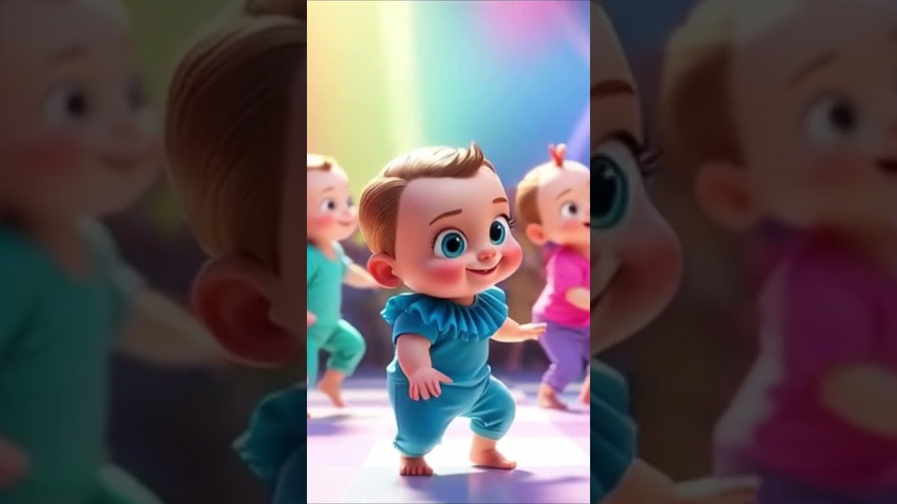 🎶 Dudi Dam Dam Fun Dance | Colorful Animated Kids Dance Show🌈