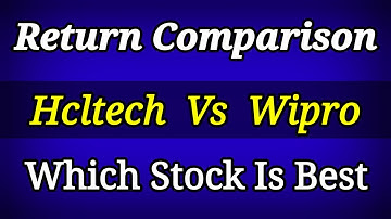 Hcl tech vs Wipro return comparison। Wipro vs Hcl technologies। Hcltech share news। wipro share news