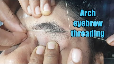Arch eyebrow threading/perfect eyebrow threading/easy eyebrow threading/eyebrow threading