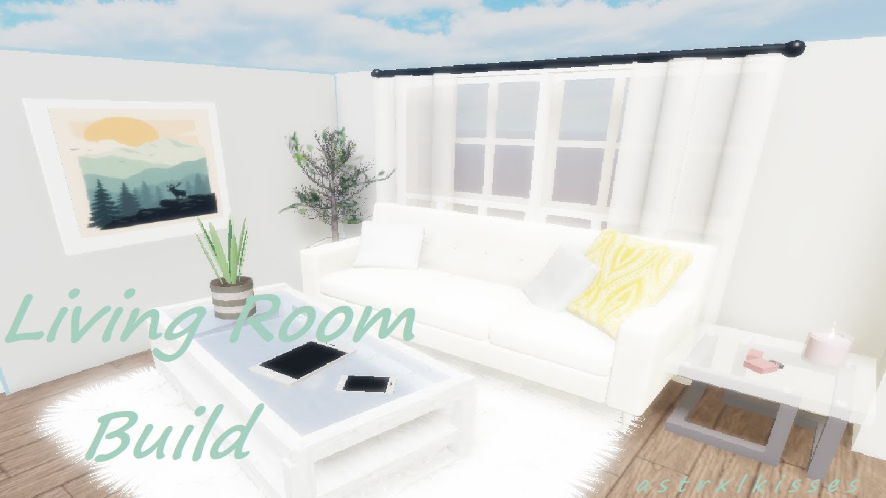 Living Room Build | Roblox Studio | Short Video - YouTube