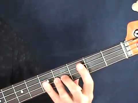 beginning-electric-bass-lesson---d-major-scale---canon-in-d---arpeggios---www.onlinelessonvideos.com