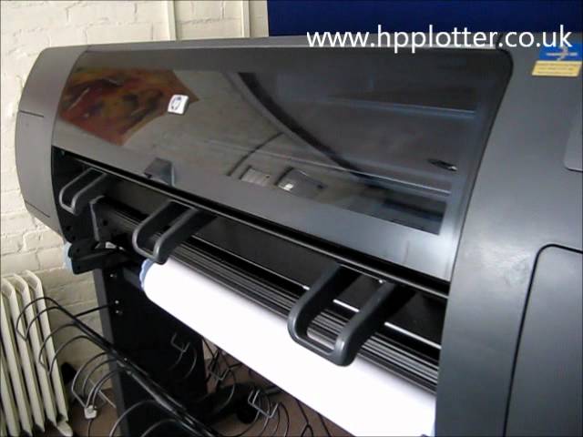 DesignJet 4000 load sheet - YouTube