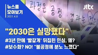 [뉴스룸 모아보기] 촛불 들었던 2030…표심으로 보여준 '분노', 왜 / JTBC News