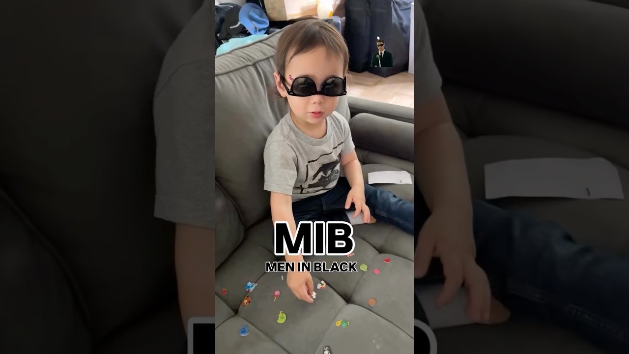 静かにしてると思ったら MIBだったw #shorts #mib #babyboy #子育て #2歳
