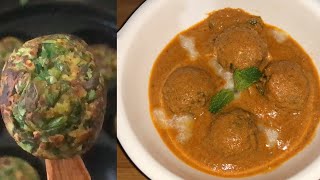 Palak paneer kofta curry| kofta curry recipe | palak kofta curry |paneer kofta curry recipe in hindi