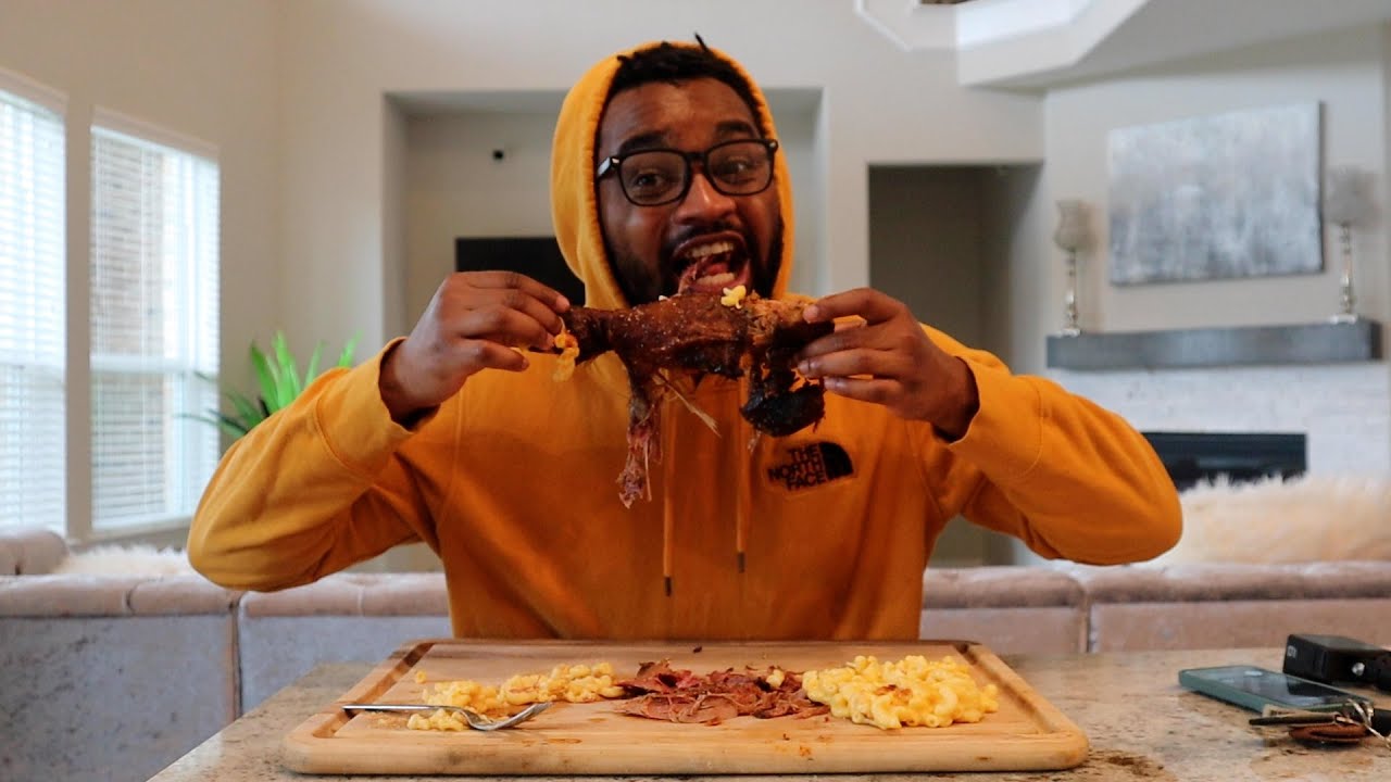 My first time trying Turkey 🦃 Leg Hut! YouTube