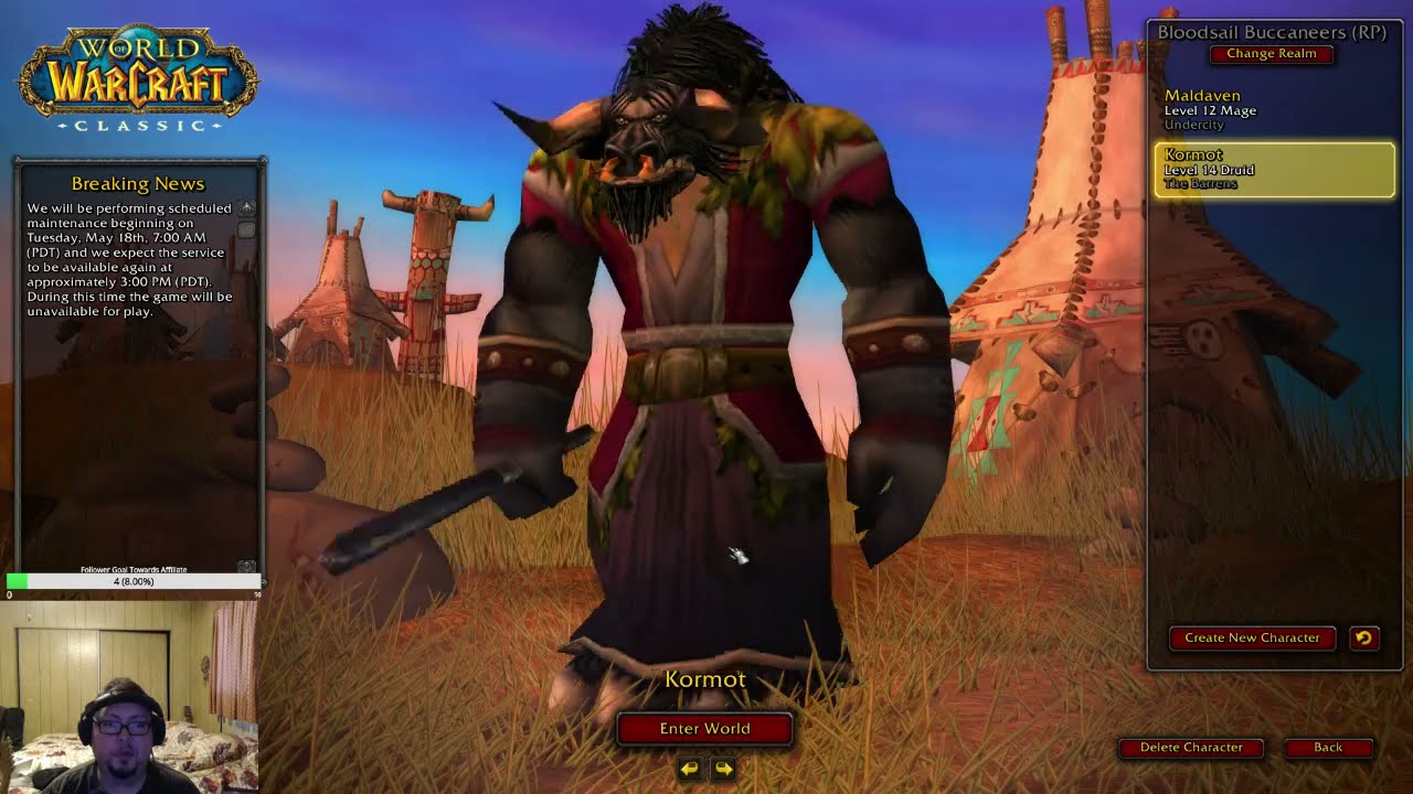 |WoW Classic| Let's Level: Druid| Level 14| Holy hell is this slow