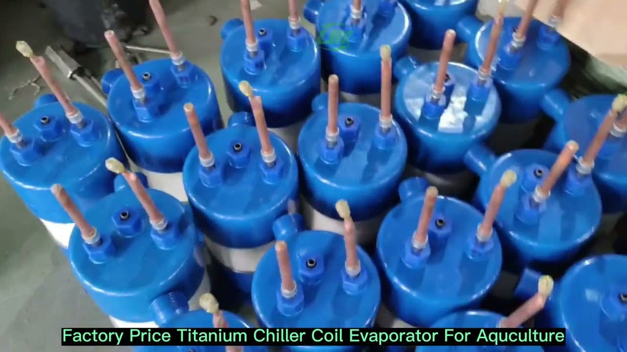 Factory Price Titanium Chiller Coil Evaporator For Aquculture