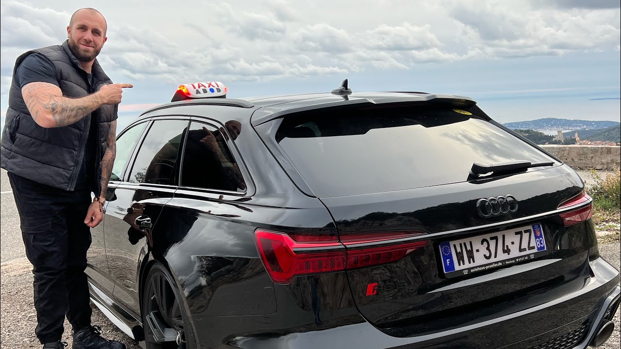 TAXI EN RS6 de 800 CHEVAUX 😱😨!! 1.000€ LA COURSE 💶💰!! (J’AI VOMI 🤮)
