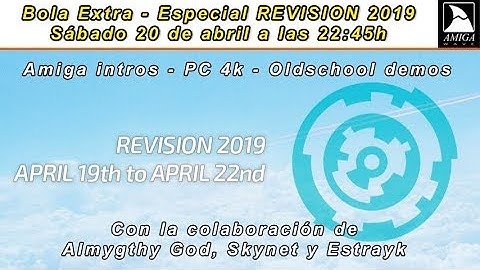 Especial REVISION 2019 - Amiga Intros, PC 4k y OldSchool demos.