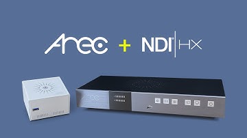 AREC LS-860N and LS-US2N Media Stations Support NDI®|HX Protocol