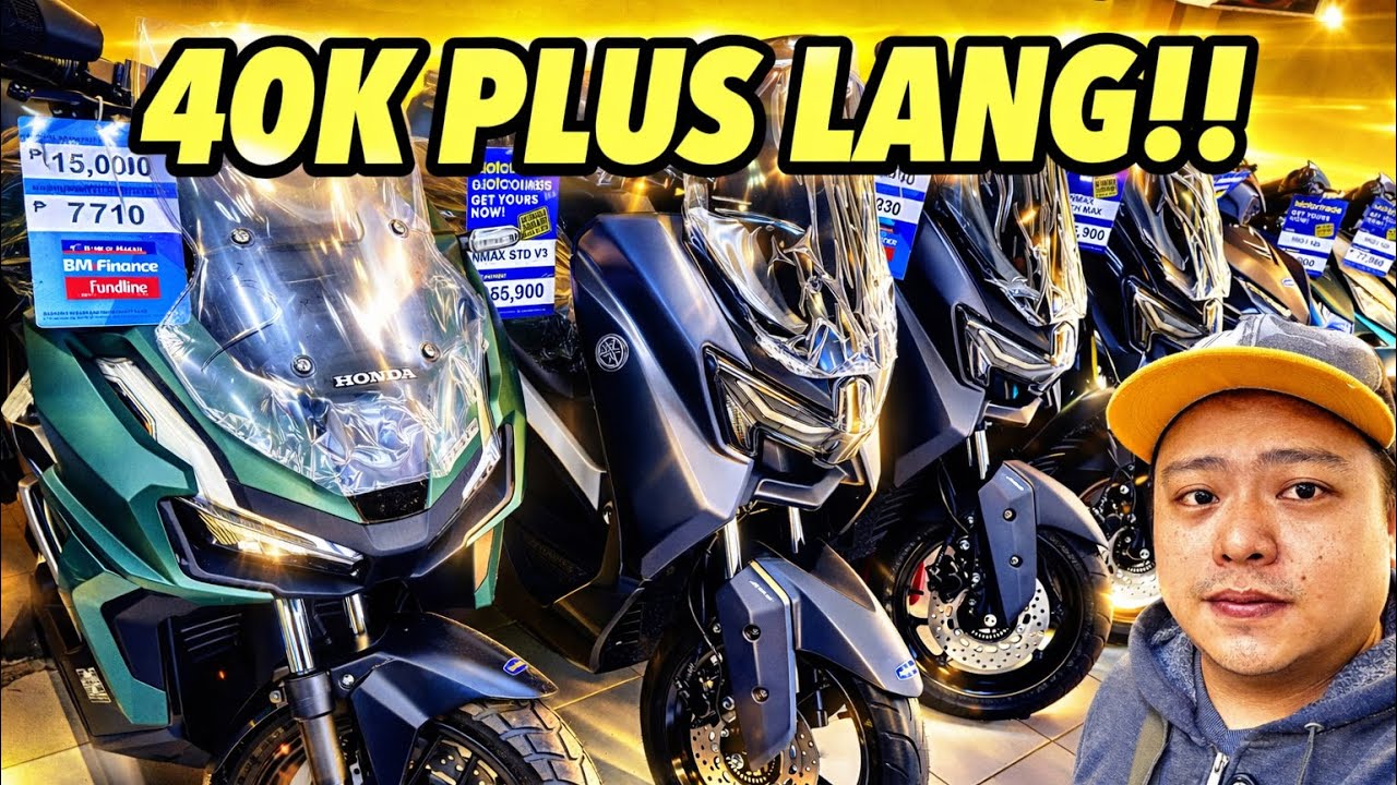 REPO AND BRAND NEW MOTORCYCLE PRICE UPDATE 40k PLUS LANG!