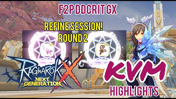 F2PDDCrit GX POV I refine again! XD KVM Highlights Ragnarok X Next Generation Gungnir - OP DL