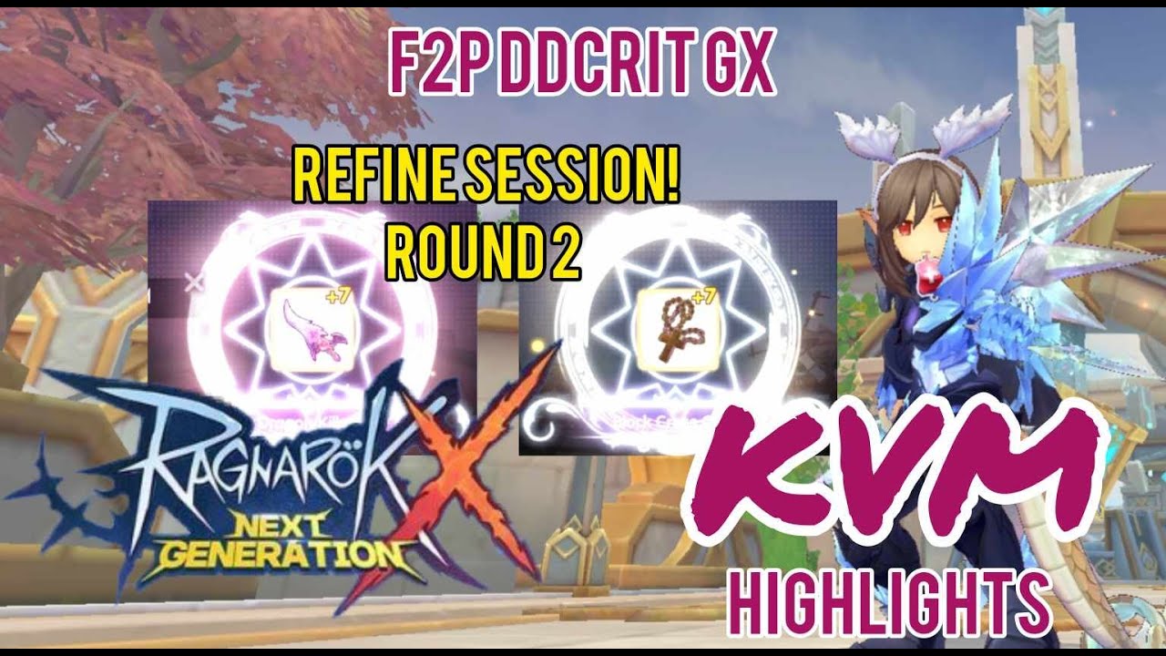F2PDDCrit GX POV I refine again! XD KVM Highlights Ragnarok X Next ...