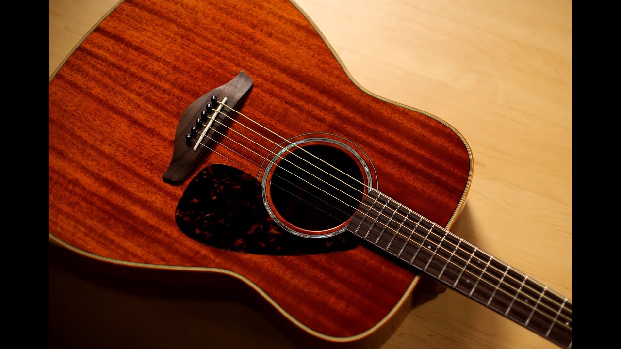 Yamaha FG850 Acoustic Guitar Demo