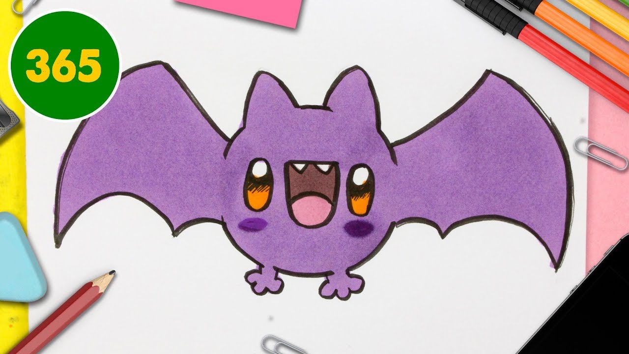 Come Disegnare Pipistrello Kawai Come Disegnare Un Animale Speciale Halloween Youtube