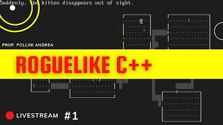 C++ roguelike da zero!  LIVE #1