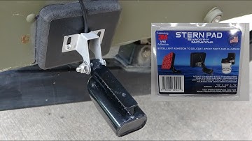 Seaworthy Innovations Stern Pad Installation -  NO-DRILL Transducer Mounting Block
