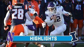 Northwestern at Illinois | Highlights | Big Ten Football | Nov.  25, 2023
