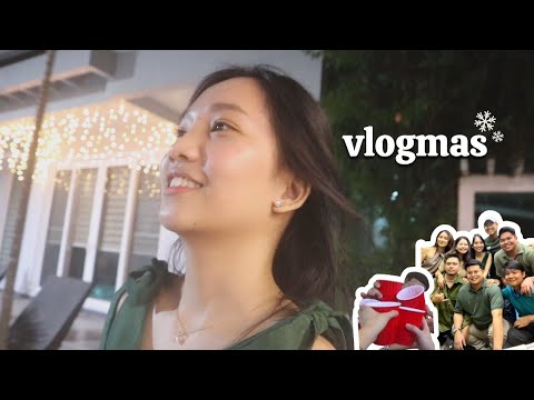 VLOGMAS 🎄❄️ | Christmas party w/ High school friends (F4xG4)