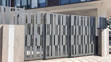 Cổng trượt xếp lớp 3 cánh Finedoor