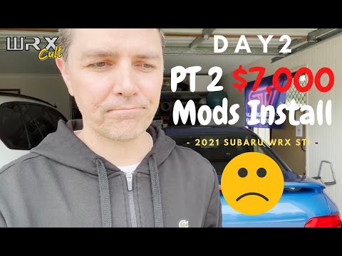 2021 Subaru WRX STi Spec R- Mods Install COBB Air Intake, Invidia R400