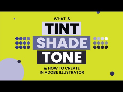 What is tint, shades, tones & how to create them in illustrator. Urdu/हिन्दी