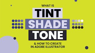 What is tint, shades, tones & how to create them in illustrator. Urdu/हिन्दी