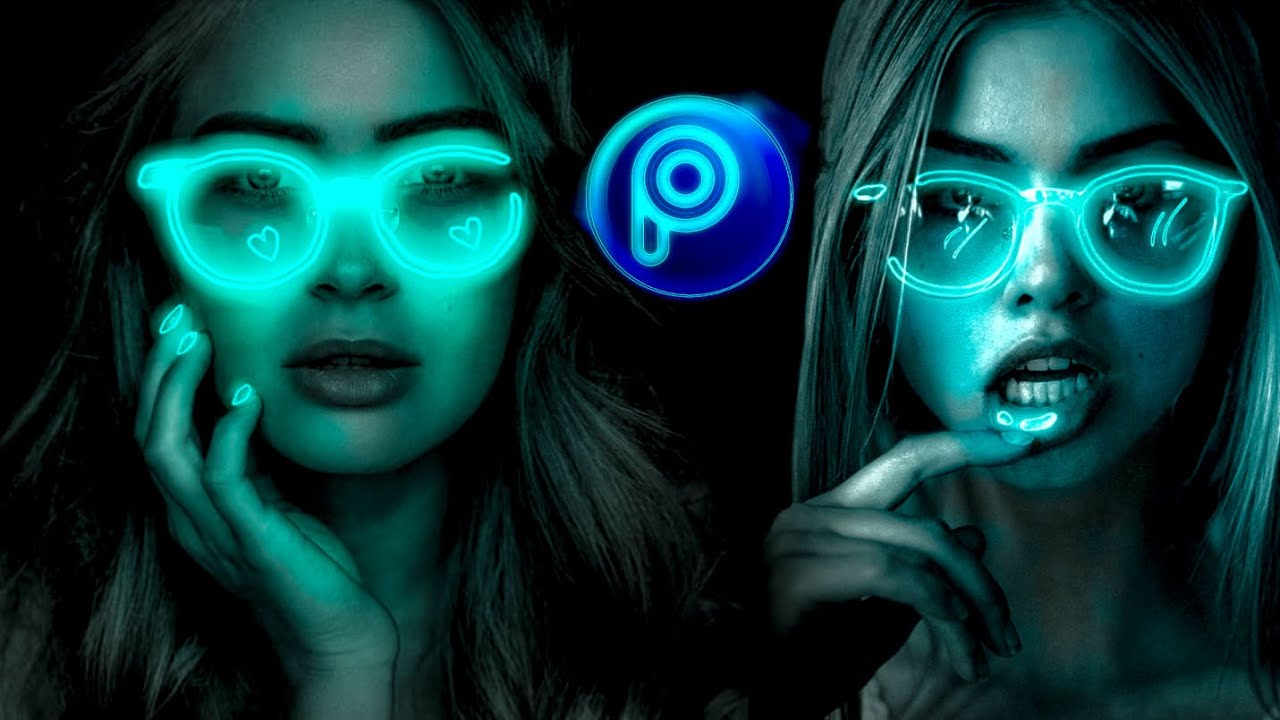 PicsArt Glow In The Dark Effect  2022 Editing Tutorial 