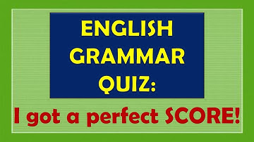 Grammar Quiz Conjunctions