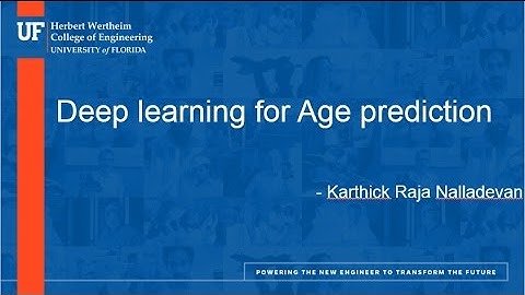 EEE 6512 Image Processing / Computer Vision Fall 2016 - Deep learning for Age prediciton