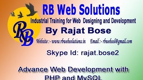 PHP flow of Control Statements by Rajat Bose (Hindi)