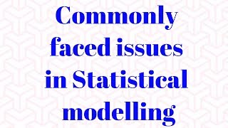 Statistical Models: Non Linearity, Multicollinearity, Autocorrelation, Heteroscedasticity, Outliers