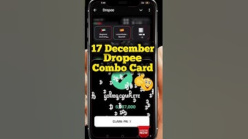 Dropee daily combo today | dropee daily combo 17 December | Daily Combo Dropee | Dropee 17 December