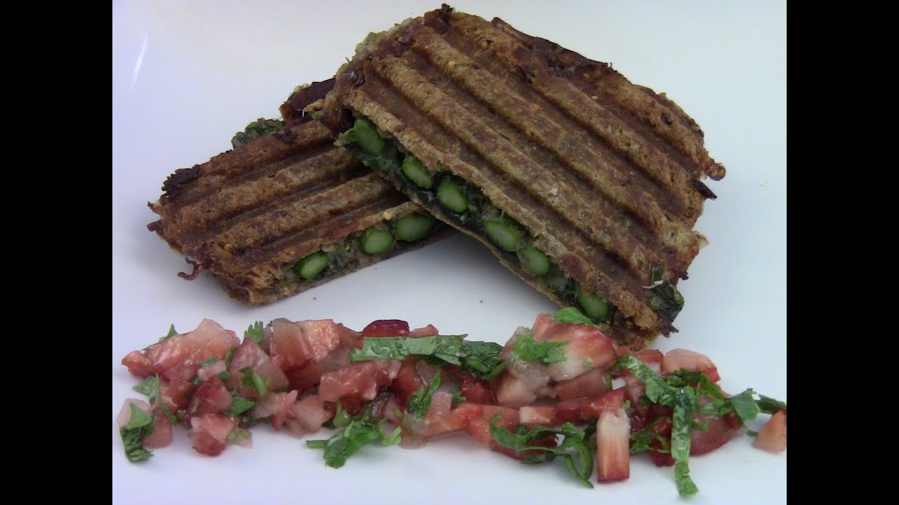 Asparagus Panini With Walnut posto and Spicy Mayo YouTube