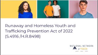 Runaway and Homeless Youth and Trafficking Prevention Act