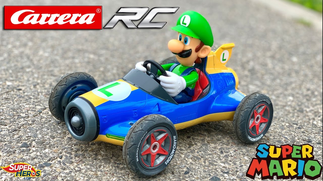 Carrera RC Mariokart le kart de Luigi radiocommandé Review en