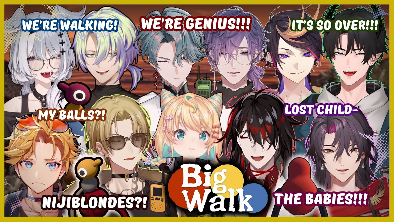 [MULTI POV BIG WALK] Niji EN's Puzzle-Solving… Peak Teamwork & Chaos