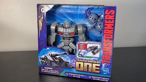 Transformers ONE Megatron/D-16 and Decepticon Whirlwing Minicon Deployer Figure Review