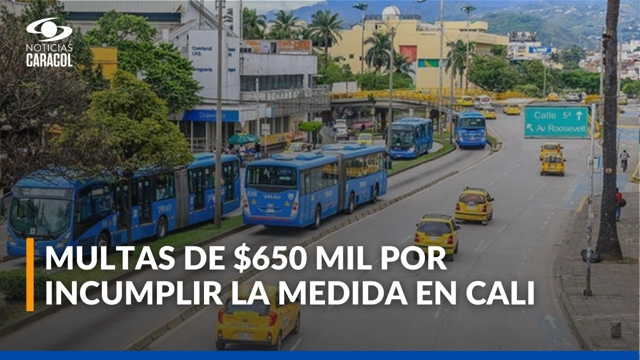 Día sin carro y sin moto en Cali: alternativas de movilidad y sanciones para quienes incumplan