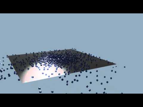 Falling cubes