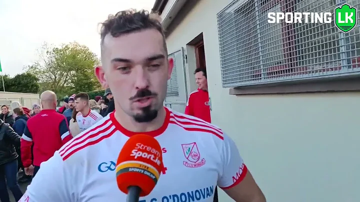 Ed Doyle reacts to Monaleen's win over Bruff as th...