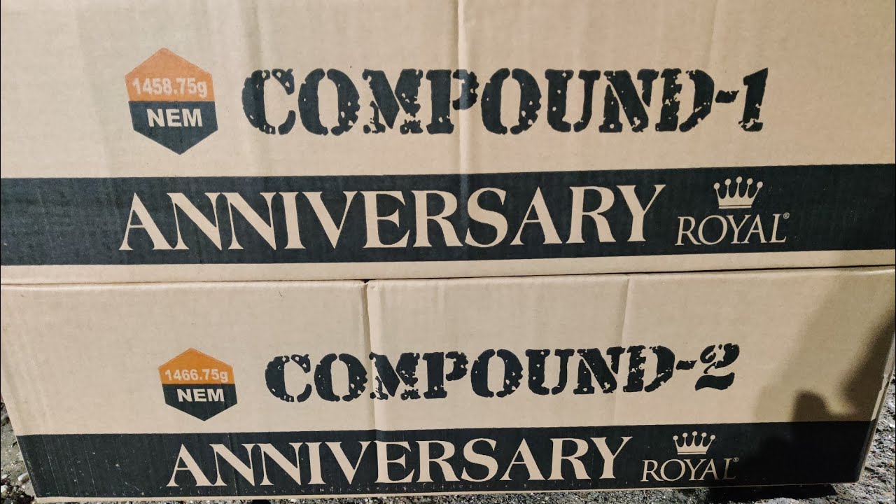 Anniversary Compound (Royal Fireworks) Fyrværkeri test