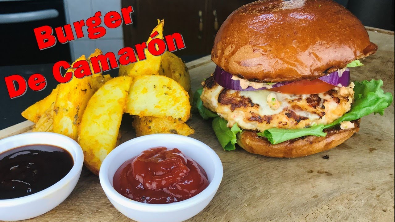 Hamburguesa de camarón
