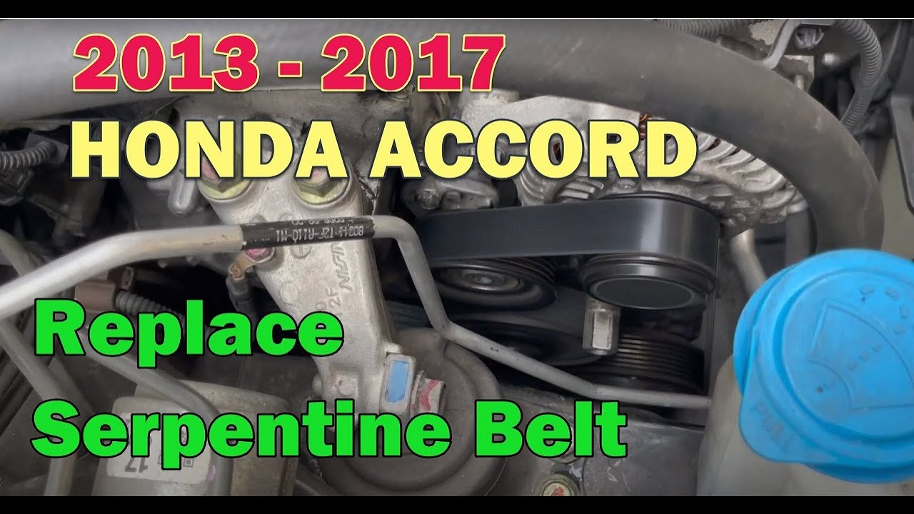 04 Honda Accord Belt Diagram