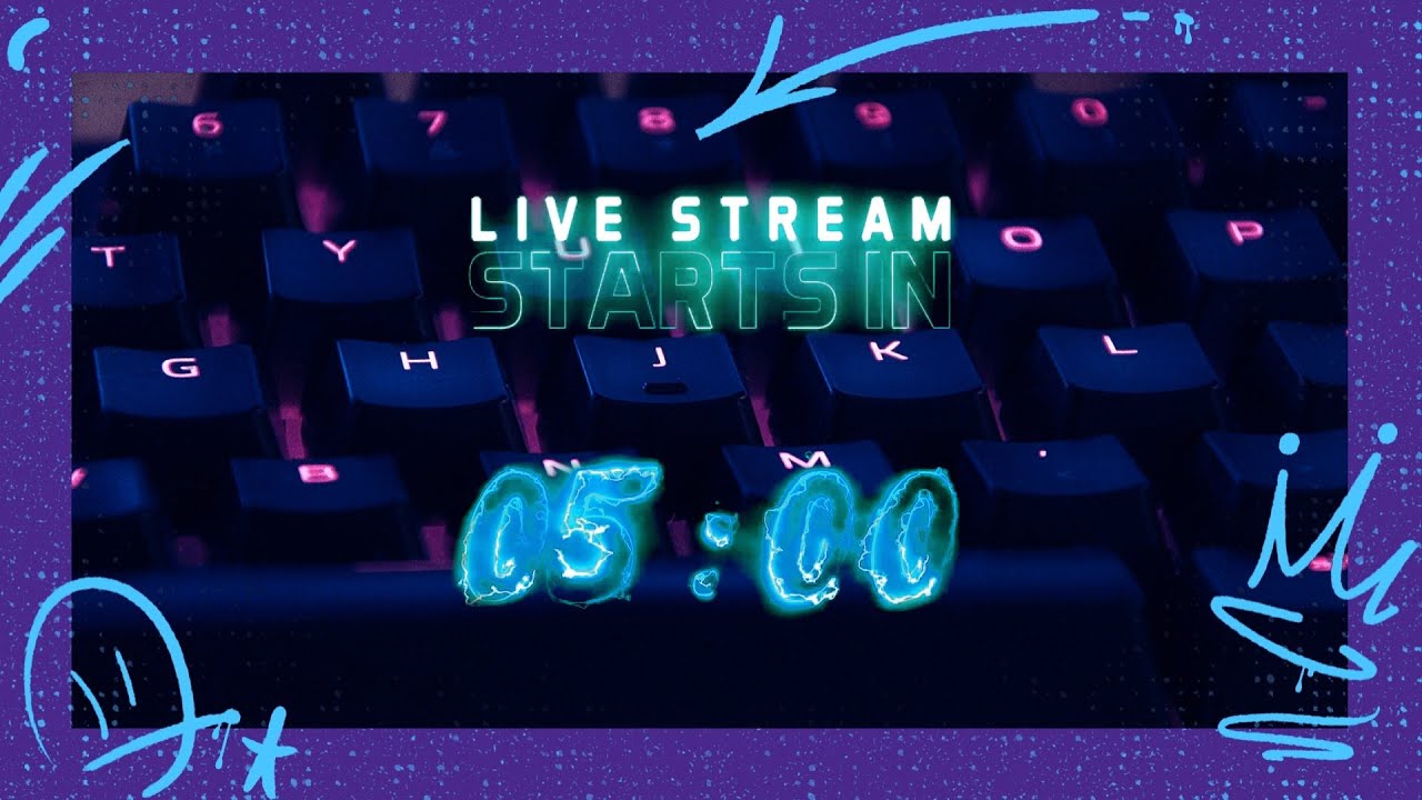 ‼️stream starting soon with 5 mins countdown‼️#obs #stream labs #gaming ...