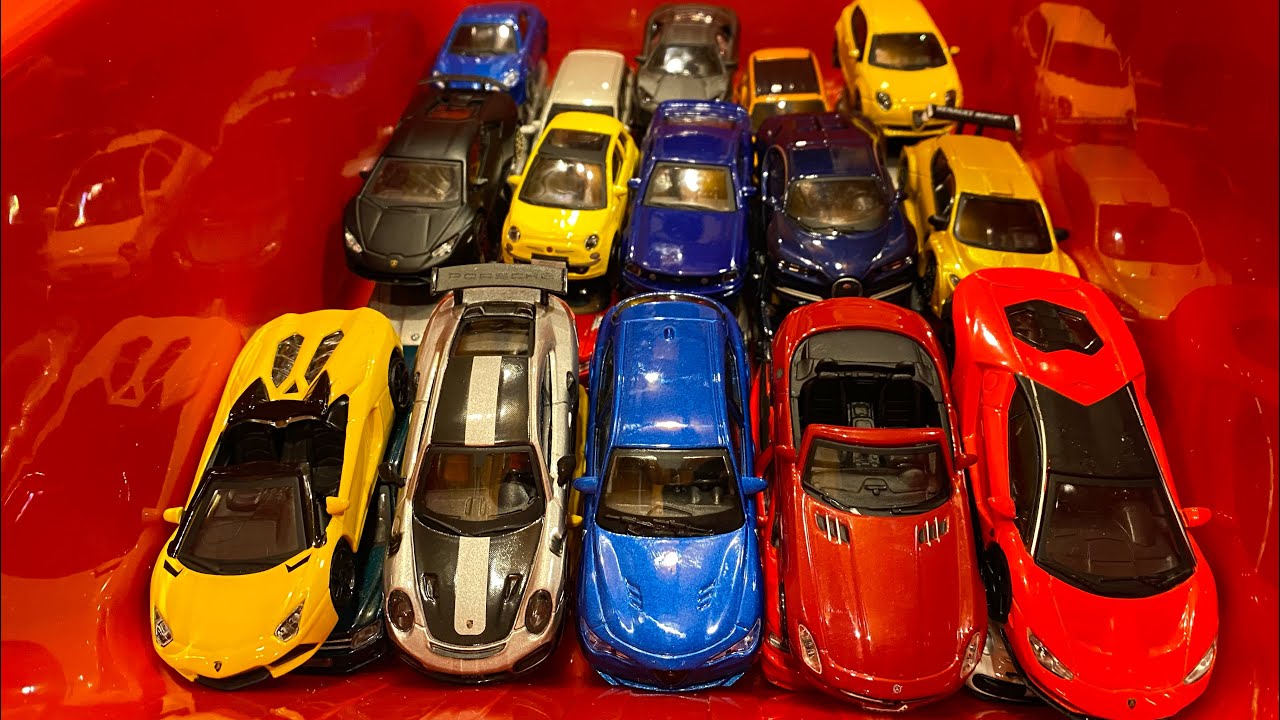 Full Box of Burago cars | 4K